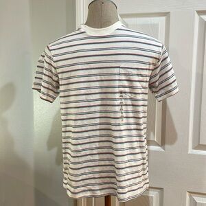 Y2K Gap kids 100% cotton striped red white blue short sleeve T-shirt top boys 10